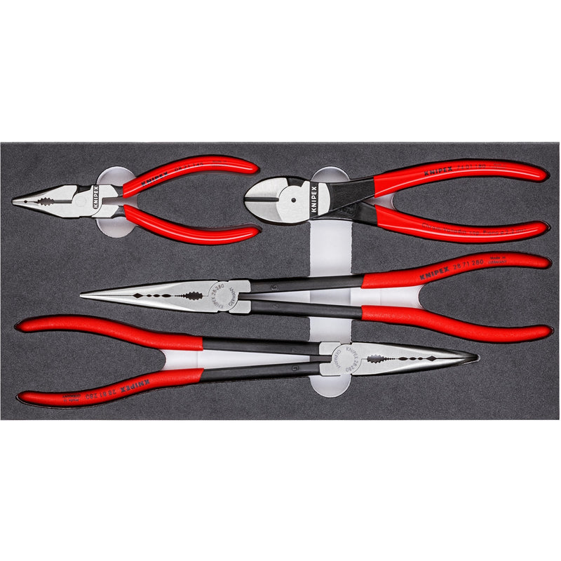 Load image into Gallery viewer, Knipex tangen-set automotive 00 20 01 v16 tangenset (rood zwart, 4-delig)
