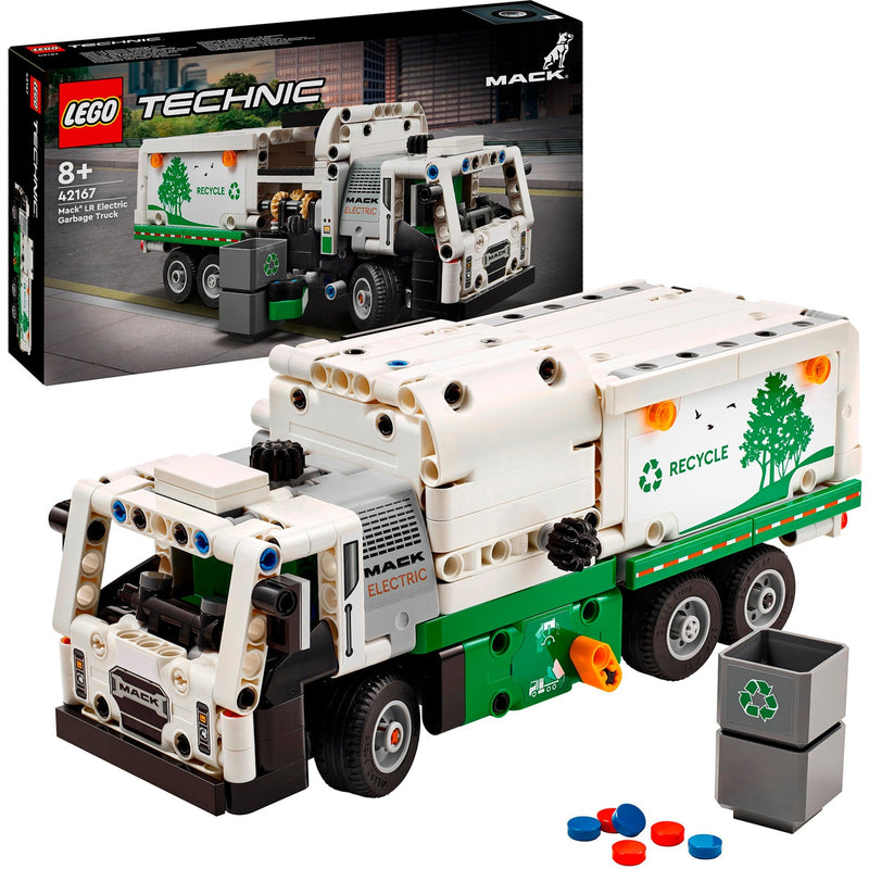 Load image into Gallery viewer, Lego technic - mack lr electric vuilniswagen constructiespeelgoed (42167)
