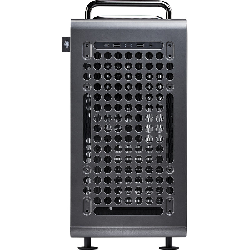 Load image into Gallery viewer, Cooler master qube 540 stardust iron midi tower behuizing (zwart | 2x usb-a | 1x usb-c | tempered glass)
