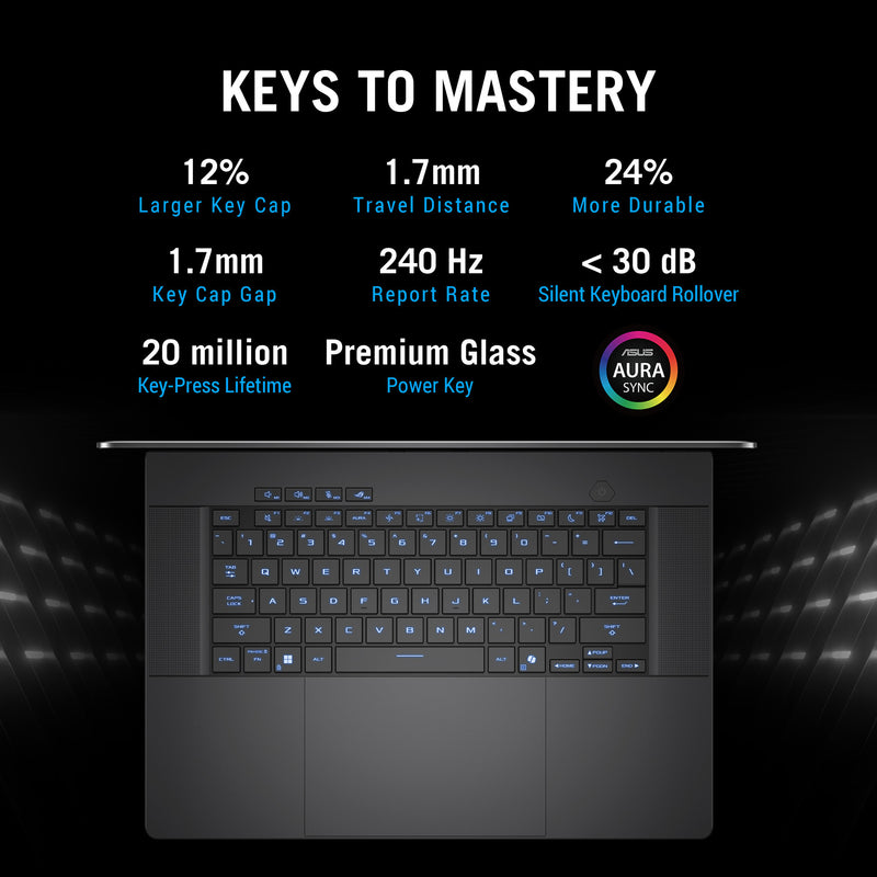 ギャラリービューアに画像をロードする, Asus rog zephyrus g16 ga605km-qr010w 16 copilot+ gaming laptop (grijs | ryzen ai 7 350 | rtx 5060 | 32 gb | 1 tb ssd | oled)
