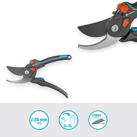 Gardena snoeischaar premiumcut pro flex (grijs turquoise)