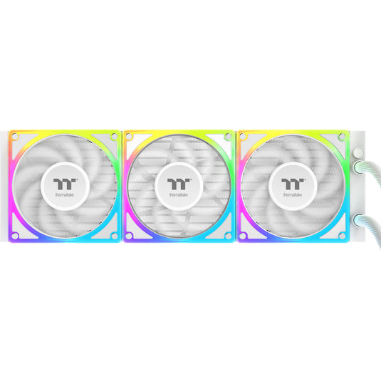 Thermaltake magcurve 360 ultra argb sync aio liquid cooler - snow edition waterkoeling (wit)