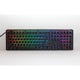 Ducky one 3 classic, toetsenbord (zwart wit, us lay-out, cherry mx red, rgb led, double-shot pbt, hot-swappable, quack mechanics)