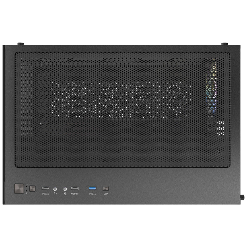Load image into Gallery viewer, Antec cx600m argb mini tower behuizing (zwart | 3x usb-a | tempered glass)
