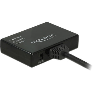 Delock 1x hdmi naar 2x hdmi splitter (zwart, 60 centimeter, 4k)
