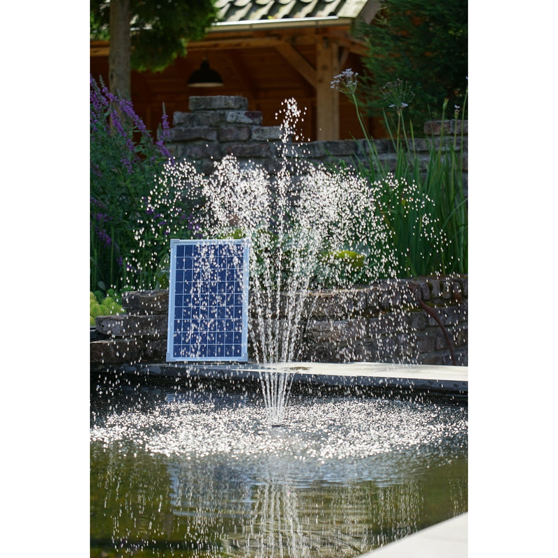 Load image into Gallery viewer, Ubbink solarmax 1000 accu pomp (zwart, incl. solarpaneel, pomp en accu)
