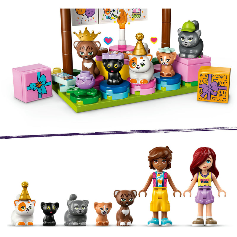 Afbeelding laden in galerijviewer, Lego friends 42666 kattenverjaardagsfeestje en boomhut
