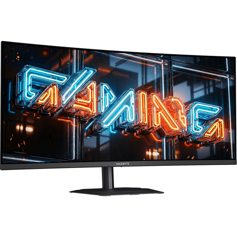 Afbeelding laden in galerijviewer, Gigabyte mo34wqc36 qd-oled 34 curved ultrawide gaming monitor (zwart, 2x hdmi, displayport, usb-a, usb-b, usb-c, 360 hz)
