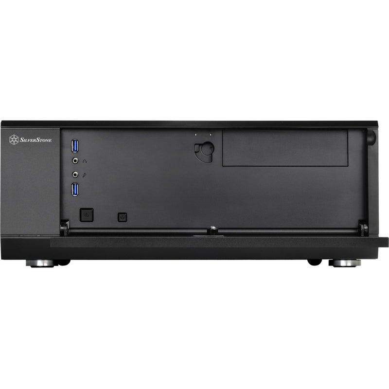 Load image into Gallery viewer, Silverstone sst-gd10b htpc behuizing (zwart | 2x usb-a)
