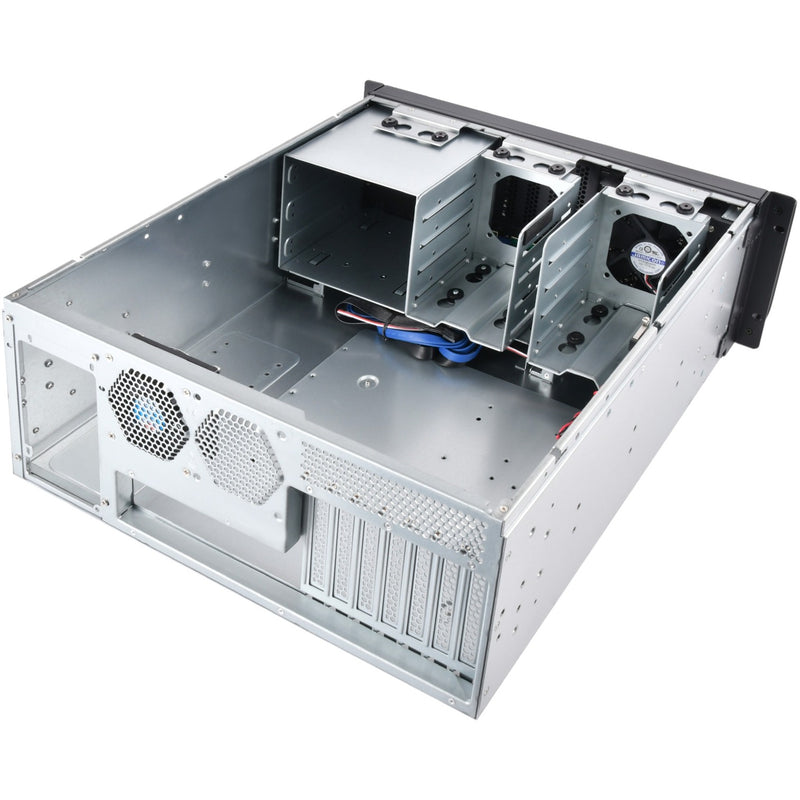 Load image into Gallery viewer, Silverstone rm400 rack behuizing (zwart | 2x usb-a 3.2 (5 gbit s))
