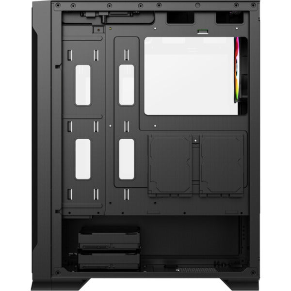 Afbeelding laden in galerijviewer, Xyz pc gear airone 300-x mesh midi tower behuizing (zwart | 1x usb-a | 1x usb-c | tempered glass)
