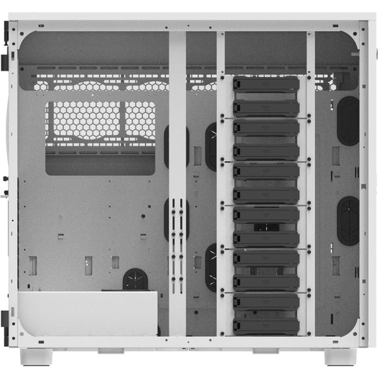 Thermaltake ax700 tg snow big tower behuizing (wit | 4x usb-a | 1x usb-c | tempered glass)