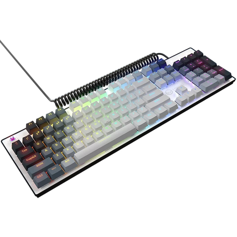 Load image into Gallery viewer, Lorgar azar 514 rgb mechanisch gaming toetsenbord (wit, us lay-out (qwerty), logar dream, 100%, rgb)
