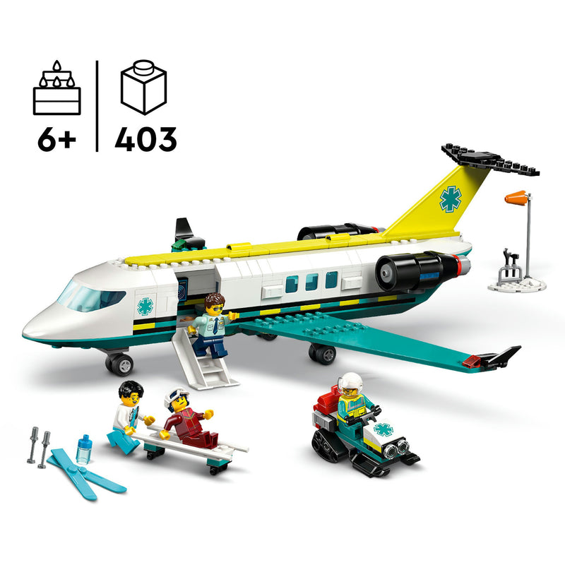Load image into Gallery viewer, Lego city 60465 ambulancevliegtuig
