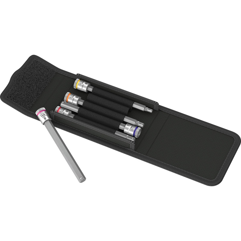 Load image into Gallery viewer, Wera 8740 a hf 1 zyklop bit-doppen-set met vasthoudfunctie, 1 4 -aandrijving, 5-delig - 1 stuk(s) - 05003345001

