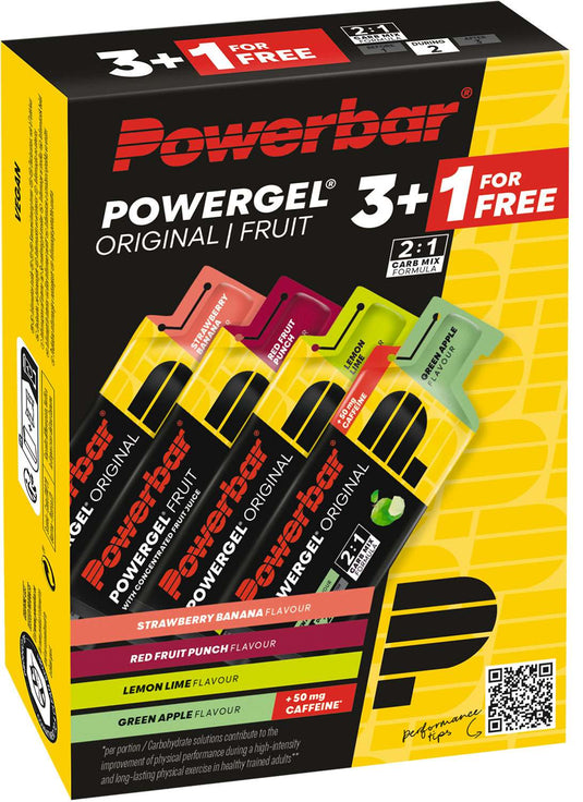 Powerbar powergel original multiflavour 3+1