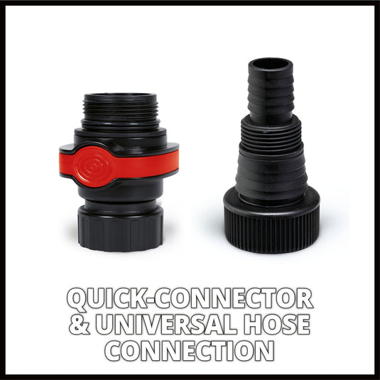 Einhell flutset ge-dp 7535 n ll eco vuilwaterpomp dompel- en drukpompen (rood zwart)