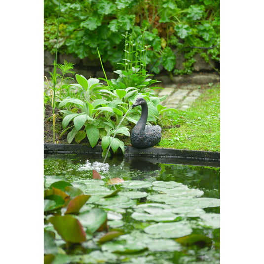 Ubbink spuitfiguur zwaan waterornament