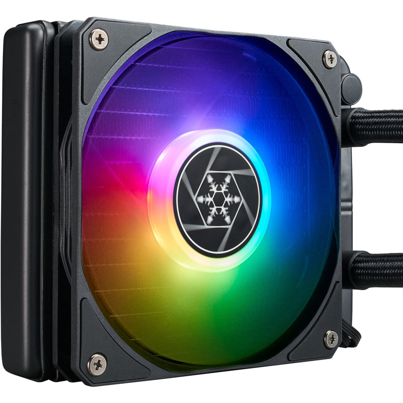 Chargez l'image dans la visionneuse de la galerie, Silverstone vida 120 slim waterkoeling (zwart)
