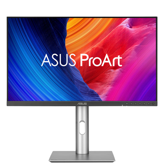 Asus proart pa278cgrv 27 monitor (zilver zwart, hdmi, 2x displayport, 3x usb-a, 2x usb-c)