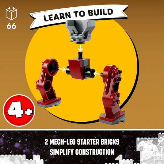 Lego marvel - iron man hulkbuster vs. thanos constructiespeelgoed (76263)