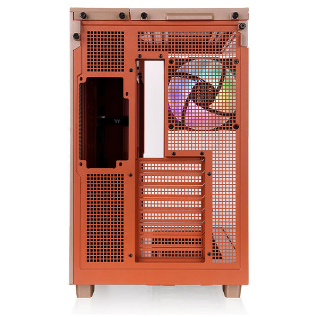 Load image into Gallery viewer, Thermaltake view 380 xl tg argb gravel sand midi tower behuizing (lichtbruin | 2x usb-a | 1x usb-c | rgb | window)
