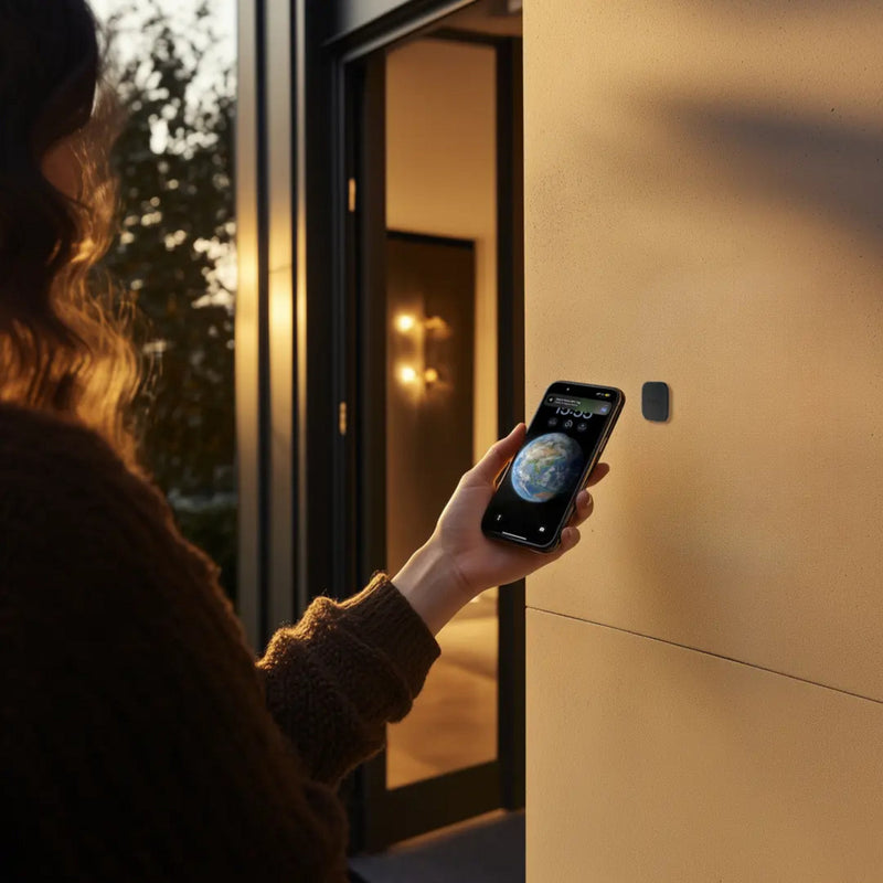Cargue la imagen en el visor de la galería, Aqara smart lock u200 lite kit elektronisch deurslot (zwart, matter via thread, bluetooth 5.1, nfc)
