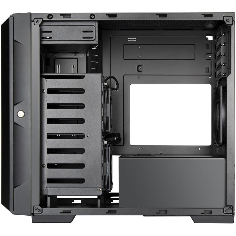 Load image into Gallery viewer, Silverstone cs382 mini tower behuizing (zwart | 2x usb-a | 1x usb-c)
