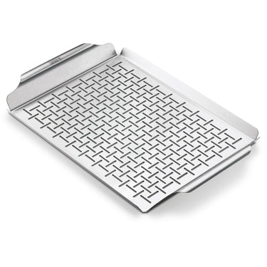 Weber deluxe grillpan grillkorf (zilver)