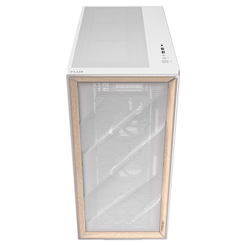 ギャラリービューアに画像をロードする, Antec flux midi tower behuizing (wit | 2x usb-a | 1x usb-c | tempered glass)
