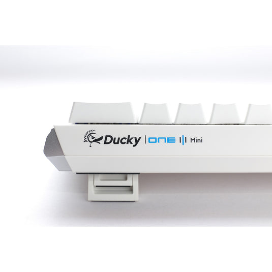 Ducky one 3 classic pure white mini rgb mechanisch toetsenbord (wit, us lay-out (qwerty), cherry mx red, 60%, rgb led, double-shot pbt, hot-swappable, quack mechanics)