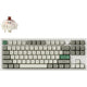 Keychron q3 max-p3 rgb mechanisch toetsenbord (wit, us lay-out (qwerty), gateron jupiter brown, 80% (tkl), rgb leds, ksa double-shot pbt, hot swap, knob, 2.4ghz | bluetooth 5.1 | usb-c)