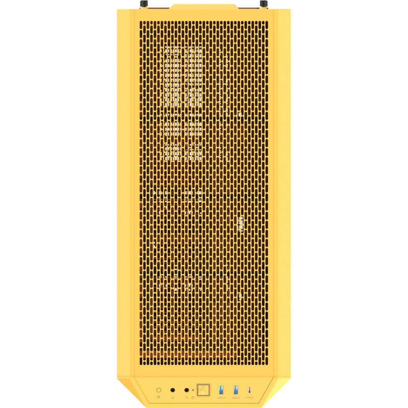 Load image into Gallery viewer, Thermaltake view 600 tg butter caramel big tower behuizing (geel | 2x usb-a | 1x usb-c | tempered glass)
