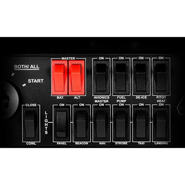 Load image into Gallery viewer, Logitech g saitek pro flight switch panel instrumentenpaneel (zwart, pc)
