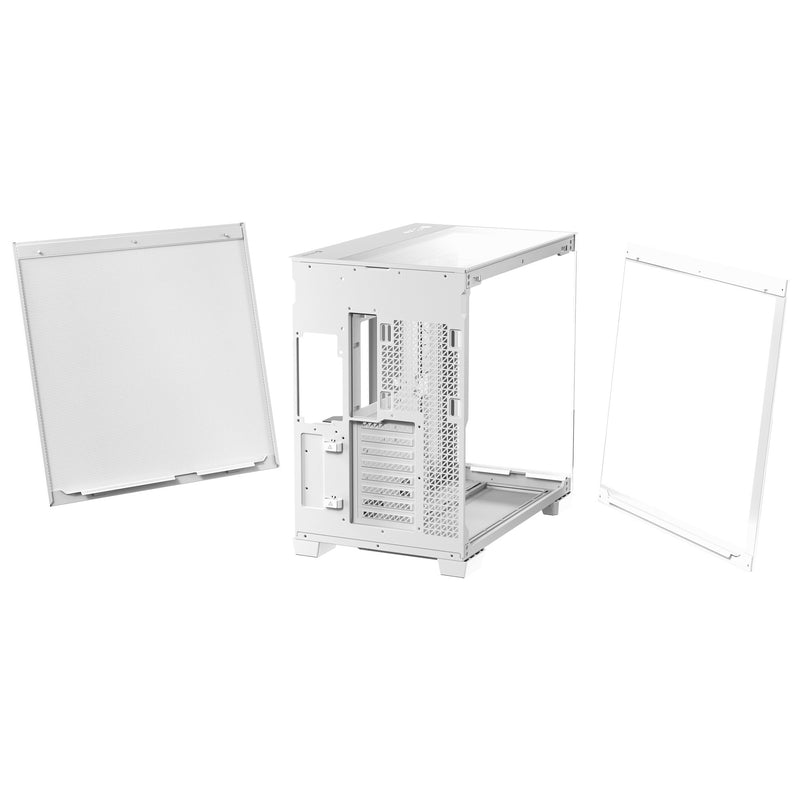 Afbeelding laden in galerijviewer, Antec c8 midi tower behuizing (wit zilver | 2x usb-a | 1x usb-c | tempered glass)
