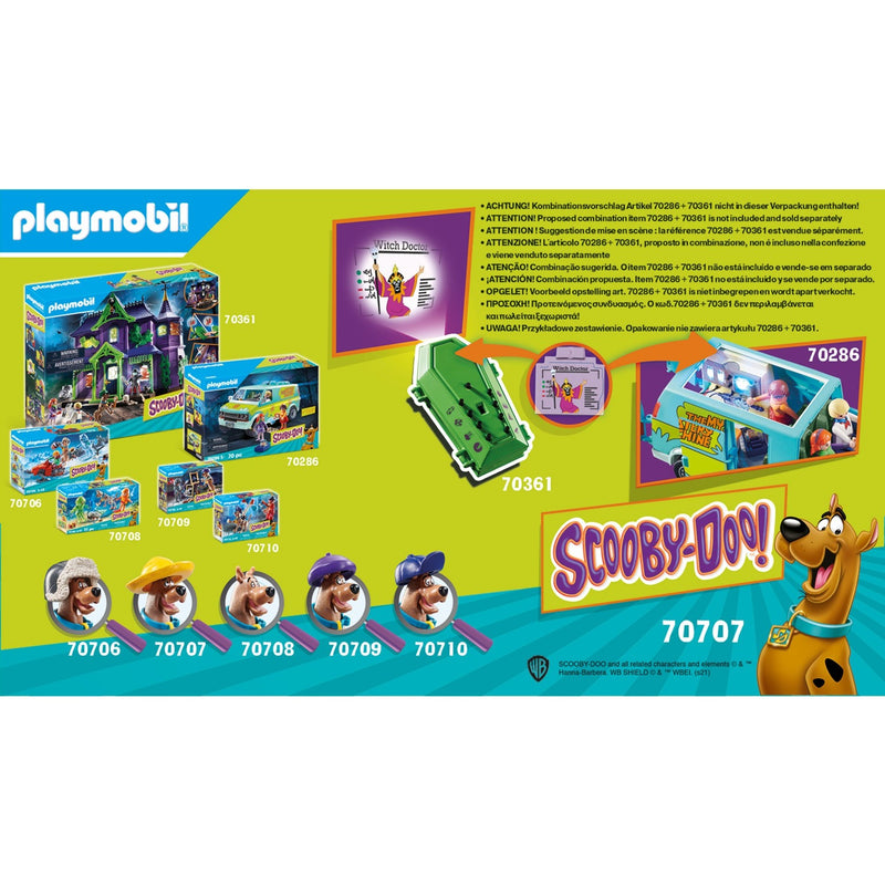 Load image into Gallery viewer, Playmobil scooby-doo! - avontuur met witch doctor constructiespeelgoed (70707)
