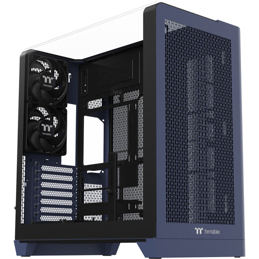 Thermaltake view 390 air future dusk midi tower behuizing (paars | 2x usb-a | 1x usb-c | tempered glass)