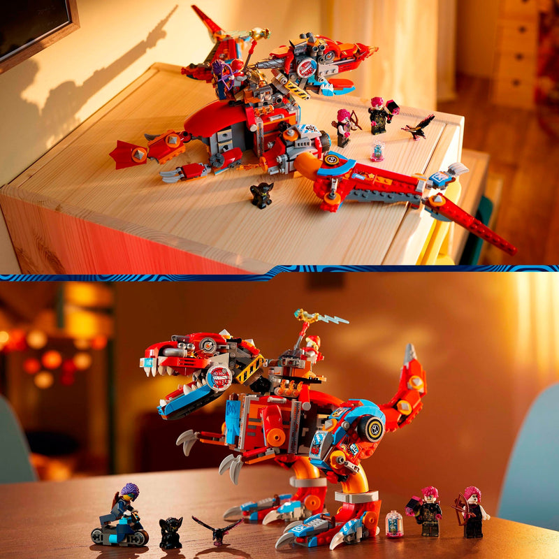 Load image into Gallery viewer, Lego dreamzzz - coopers robotdinosaurus c. rex constructiespeelgoed (71484)
