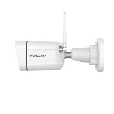 Foscam v8p, 4k 8mp dual-band wifi beveiligingscamera (wit, met geluid- en lichtalarm)