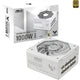 Asus tuf gaming gold white edition modulaire 1000 watt voeding (wit, 1x 12v-2x6, 4x pcie)