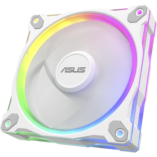 Asus prime mr120 argb reverse fan - triple pack case fans (wit, 3 stuks, 120 x 120 x 28 mm, 3 stuks)
