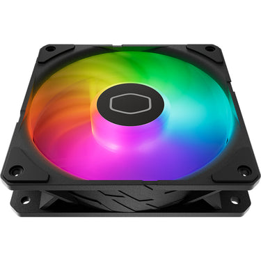 Cooler master sickleflow edge 120 argb case fan (zwart, 120 x 120 x 25 mm, pwm, met a1 mini led controller)