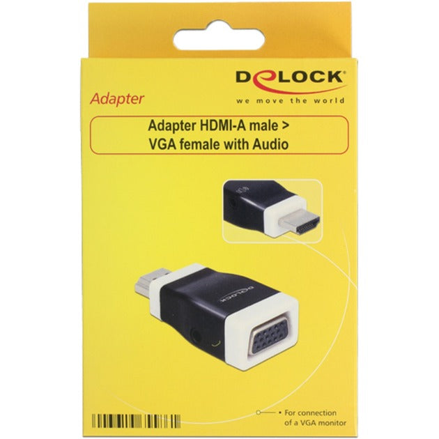 Chargez l'image dans la visionneuse de la galerie, Delock hdmi naar vga adapter (zwart)
