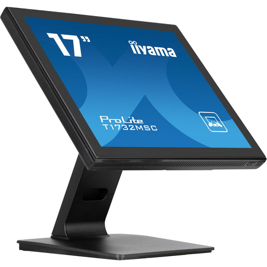 Iiyama prolite t1732msc-b1sag 17 touchscreen monitor (zwart (mat), hdmi, displayport, vga, usb-b)