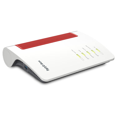 Fritz! box 5690 edition international glasvezel router (wit rood, mesh wi-fi, 2.5 gbit s)