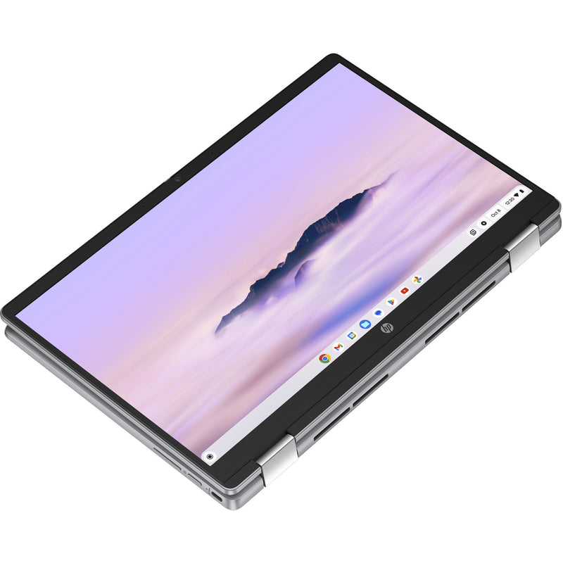 Load image into Gallery viewer, Hp chromebook x360 14b-cd0075nd (a12m4ea) 14 2-in-1 laptop (zilver | core i3-n305 | uhd graphics | 8 gb | 256 gb ufs | touch)
