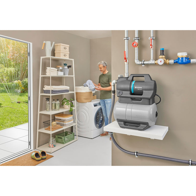 Load image into Gallery viewer, Gardena hydrofoorpomp 3900 silent (grijs turquoise, 09066-20, 650 w, 4,3 bar)
