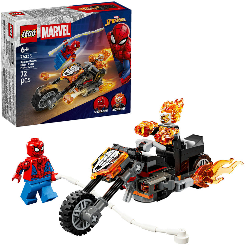 Load image into Gallery viewer, Lego super heroes 76335 marvel spider-man vs. ghost rider motor
