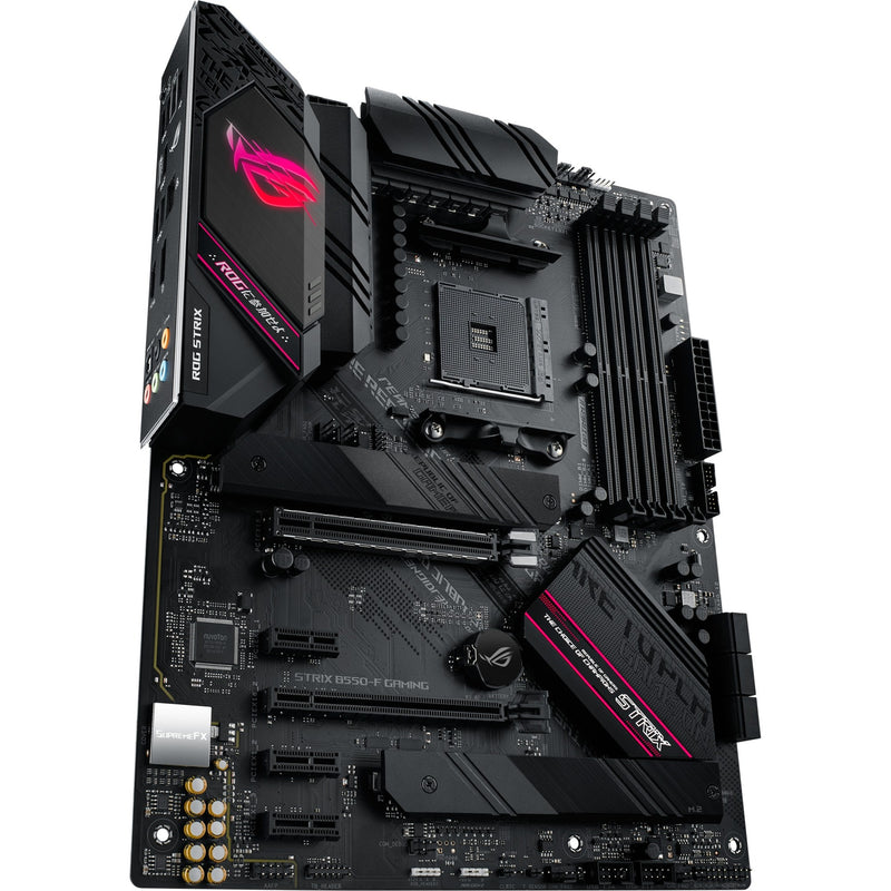 Afbeelding laden in galerijviewer, Asus rog strix b550-f gaming socket am4 moederbord (zwart, raid, 2.5gb-lan, sound, atx)
