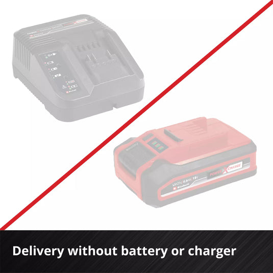Einhell accu grastrimmer gc-ct 18 2411 li p-solo (rood zwart, accu en oplader niet inbegrepen)